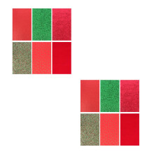 Cuir Noël Feuille Imprimée Pour DIY