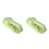 2Pcs Handheld Dumpling Maker Green PP 2 in 1 Dough Press Tool 6