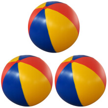 3Stk Leichte Inflatable Strandbälle Aus PVC Für Kinder Poolparty