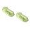 2Pcs Handheld Dumpling Maker Green PP 2 in 1 Dough Press Tool 7