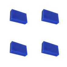 4Stk Präzise Blaue Wachsklötze Für DIY Schmuckguss Und Formgestaltung