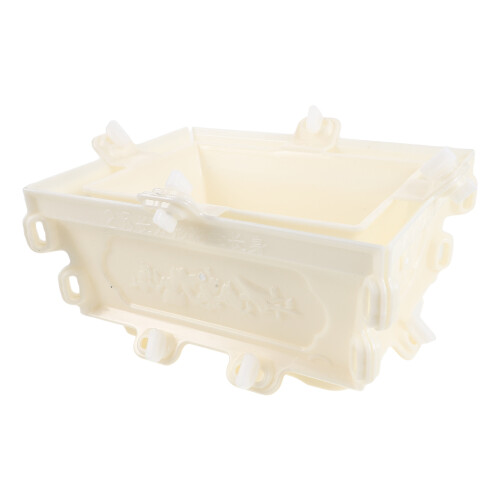 Robuste Kunststoff Pflanztopf Form Für Beton Garten Beige