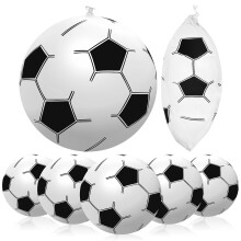 6St Opblaasbare PVC Voetbal Speelgoed, Kinderen Outdoor Sportbal Multi