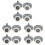 12Pcs Durable Shower Door Roller Wheels for Glass Doors Bathroom Use 1