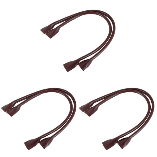 6Pcs Classic Coffee Tote Bag Strap Bag Handle Replacement 2