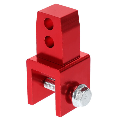3Pcs Red Motorcycle Shock Absorbers Aluminum Rear Riser Accessory 1