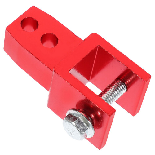 3Pcs Red Motorcycle Shock Absorbers Aluminum Rear Riser Accessory 2