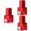 3Pcs Red Motorcycle Shock Absorbers Aluminum Rear Riser Accessory 7