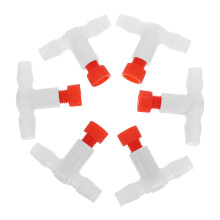 6Pcs Durable Plastic Aquarium Air Control Valve for Protein Skimmer