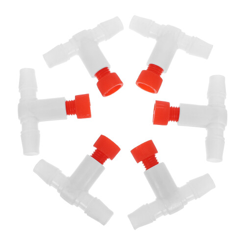 6Pcs Durable Plastic Aquarium Air Control Valve for Protein Skimmer