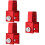 3Pcs Red Motorcycle Shock Absorbers Aluminum Rear Riser Accessory 8