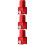 3Pcs Red Motorcycle Shock Absorbers Aluminum Rear Riser Accessory 9