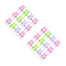 40Pcs Kids Miniature Frogs Vehicle Pull-Back Toy Durable Plastic Gift
