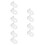 10Sets Durable Acrylic Baseball and Golf Ball Display Rack Wall Mount 6