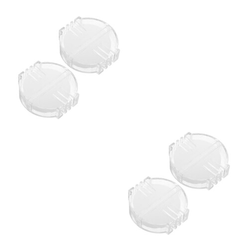 4Pcs White Sewing Thread Wax with Plastic Box for Thread Strengthening