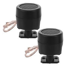 2Pcs Black Mini Horn Speaker Car Tweeters 500W Plastic Vehicle Horn