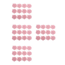 48Pcs Pink Self-Adhesive Wax Seal Stickers 3D Embossed for Cards