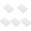 5Pcs White Ski Wax for Snowboard Skateboard Convenient Durable Waxing 1