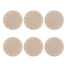 6St Ronde Klokbladen DIY Voor Verfprojecten En Wanddecor Khaki