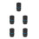 5Pcs DIY Mic Accessory Black Clear Sound Core for Home Microphone 10