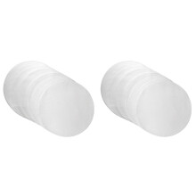 2 Pack Greaseproof Paper Sheets Round Oven Bbq Barbecue Supplies