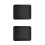 2Pcs Enamel Roasting Pan Set High Temp Resistant Black Baking Pans 1