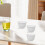 144Pcs White PP Tea Cups for Household Storage 4