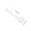 500Pcs Multipurpose White Plastic Dessert Fork and Spoon Combo 3