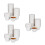 144Pcs White PP Tea Cups for Household Storage 10