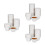 144Pcs White PP Tea Cups for Household Storage 11