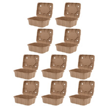 10Pcs Small Pulp Fiber Fruit Basket for Market and Home Berry Picking