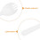 500Pcs Multipurpose White Plastic Dessert Fork and Spoon Combo 8