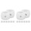 16Pcs Plastic Foosball Locator Rings Table Football Accessories White 1