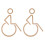 2Pièces Signes Accessibilité Handicap Adhésifs Pour Wc 1
