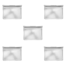 5Pcs Durable Silver Iron Crumb Trays for Toaster Oven and Grill Use