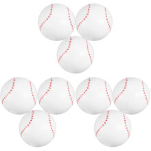 9St Witte Opblaasbare PVC Strandbal Voor Kids Speelplezier Buiten