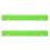 2Pcs Tactile Blind Measuring Rulers Green PP Material for Learning Aid 1