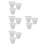 12Pcs Durable White Silicone Stoppers Flexible Spill-Proof Bottle Caps 5