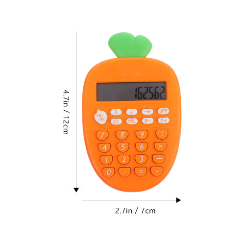 2Pcs Adorable Student Calculator Electronic Calculator with Clear Keys 1
