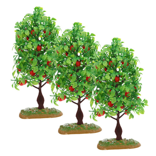 6Pcs Plastic Mini Trees for Sand Table Landscape Model Decoration 2