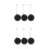 6Pcs Durable Steel Wire Retractable Remote Holder Security Cable Lock 6
