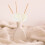10Pcs Beige Faux Flower Reed Diffusers with Scent Home Decor 5