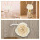10Pcs Beige Faux Flower Reed Diffusers with Scent Home Decor 6