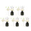 10Pcs Beige Faux Flower Reed Diffusers with Scent Home Decor 9