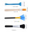 60Pcs Electronics Cleaning Brush Set Wood Plastic Keyboard Cleaner Kit 11