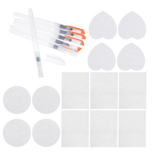 2Sets Assorted Painting Sponge Set with 3D Textured Paper 1