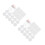 2Sets Assorted Painting Sponge Set with 3D Textured Paper 5