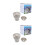 2Pièces Filtre Permeable Étang Poisson ABS Nettoyage Pratique 10