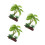 3Pcs Artificial Aquarium Plants Plastic Fish Tank Green Decoration Set 7