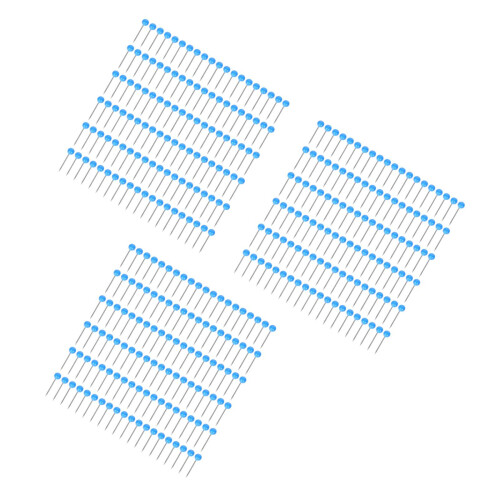 1500Pcs Blue Plastic Push Pins for Wall Hangings and Cork Boards 2